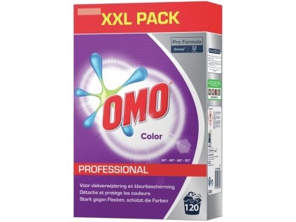 Omo Professional Color prášek na barevné prádlo 8,4 kg, 120 dávek